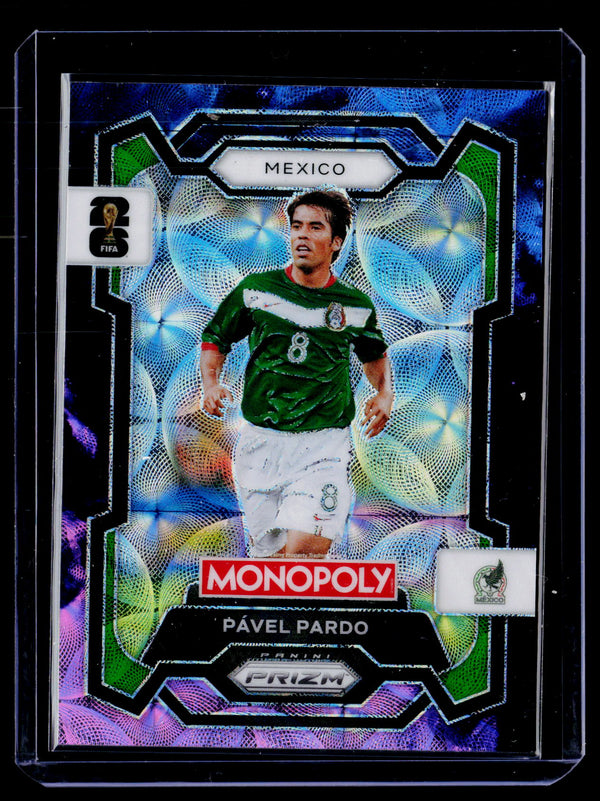2026 Panini Prizm Monopoly FIFA World Cup #54 Pavel Pardo Nebula Prizms