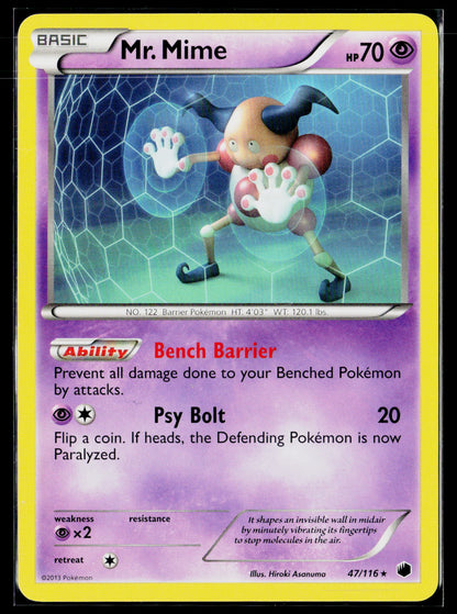 Plasma Freeze #47/116 Mr. Mime