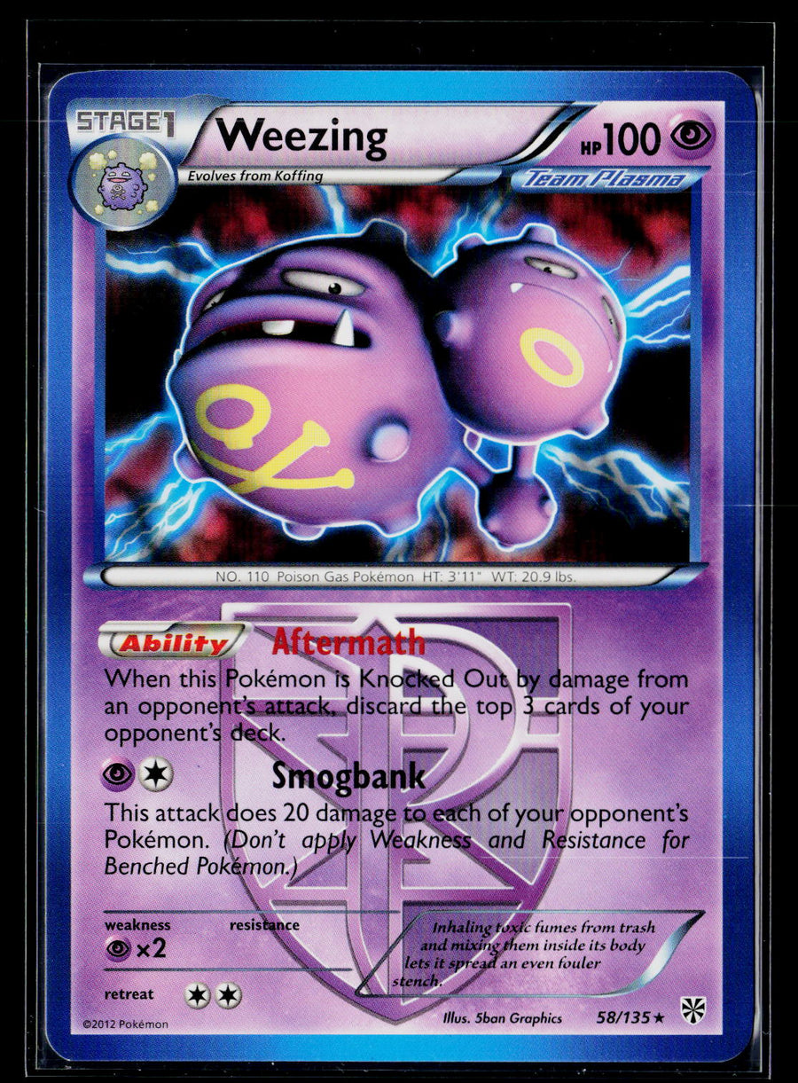 Plasma Storm #58/135 Weezing (Team Plasma)