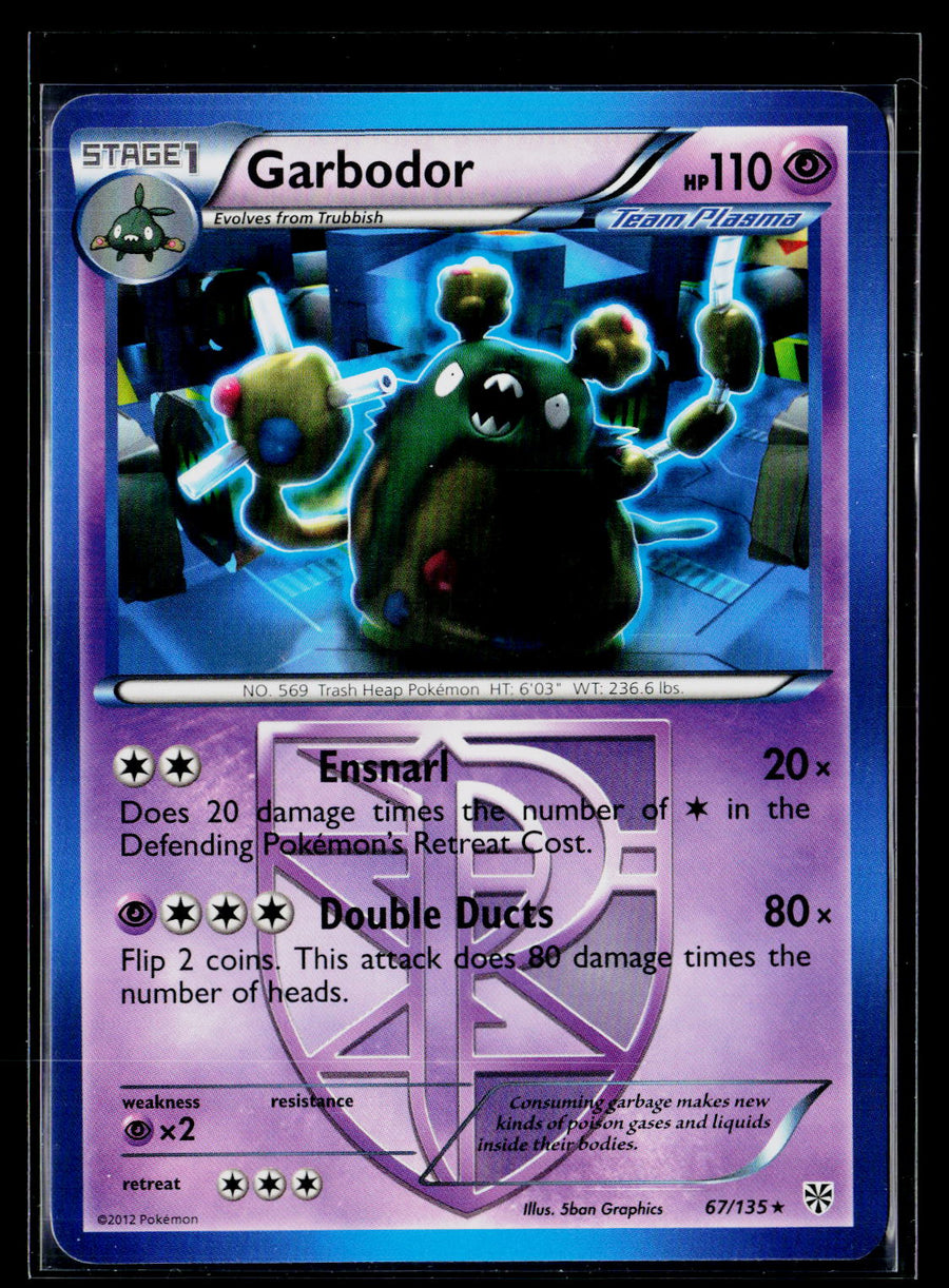 Plasma Storm #67/135 Garbodor (Team Plasma) (67)