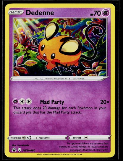 SWSH: Sword & Shield Promo Cards #SWSH080 Dedenne