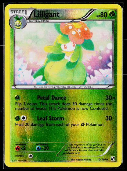 Black and White #10/114 Lilligant reverse holo
