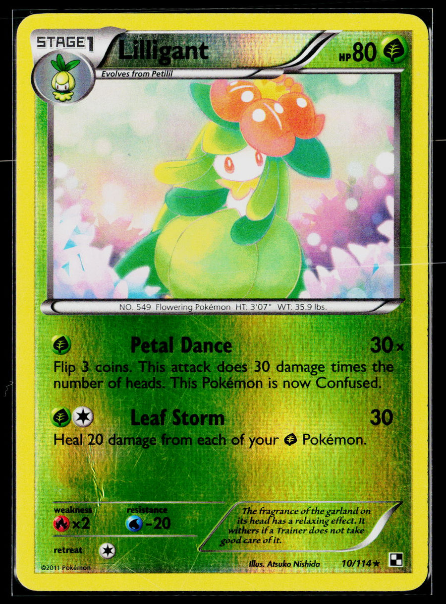 Black and White #10/114 Lilligant reverse holo