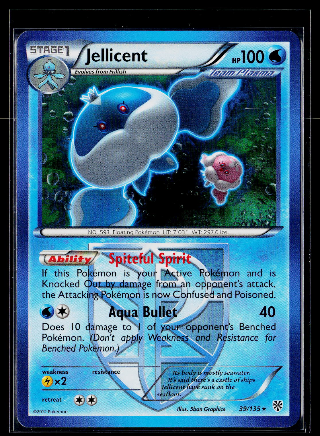Plasma Storm #39/135 Jellicent (Team Plasma)