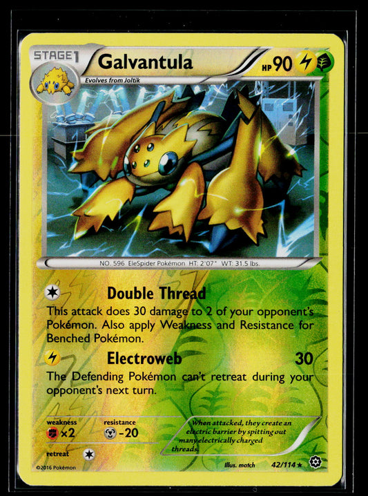 XY - Steam Siege #42/114 Galvantula reverse holo