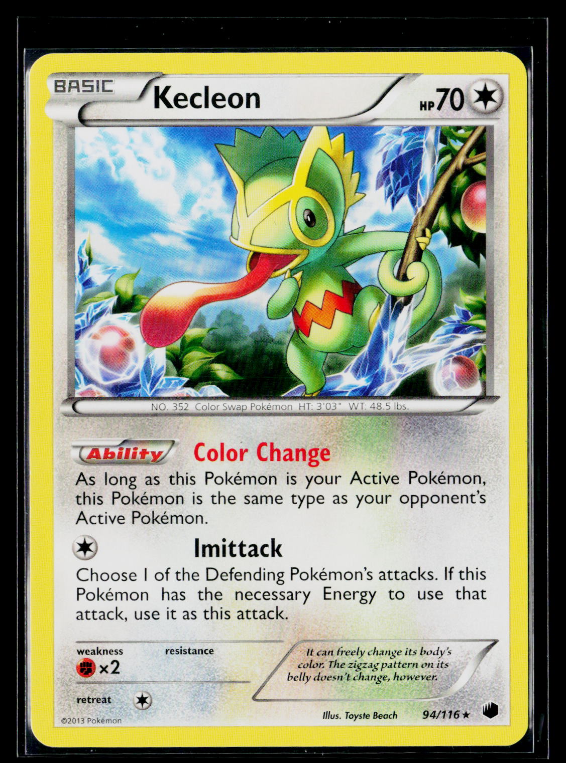 Plasma Freeze #94/116 Kecleon