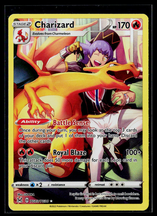 SWSH11: Lost Origin Trainer Gallery #TG03/TG30 Charizard