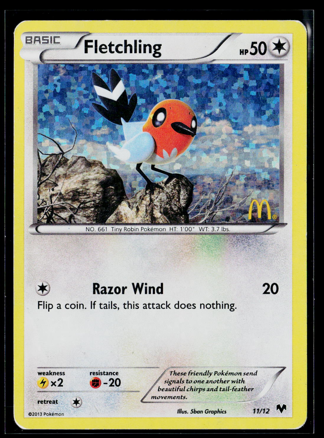 McDonald's Promos 2014 #011/012 Fletchling