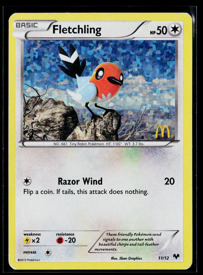 McDonald's Promos 2014 #011/012 Fletchling
