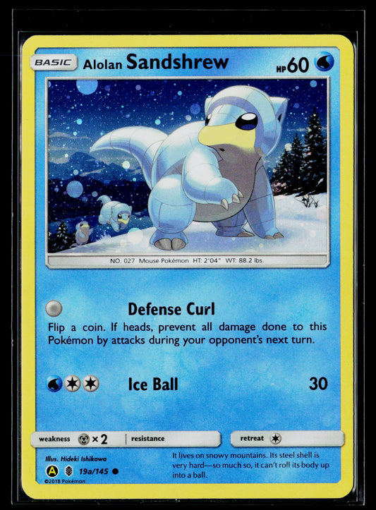 Alternate Art Promos #019a/145 Alolan Sandshrew holo