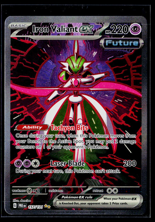 SV: Prismatic Evolutions #157/131 Iron Valiant ex