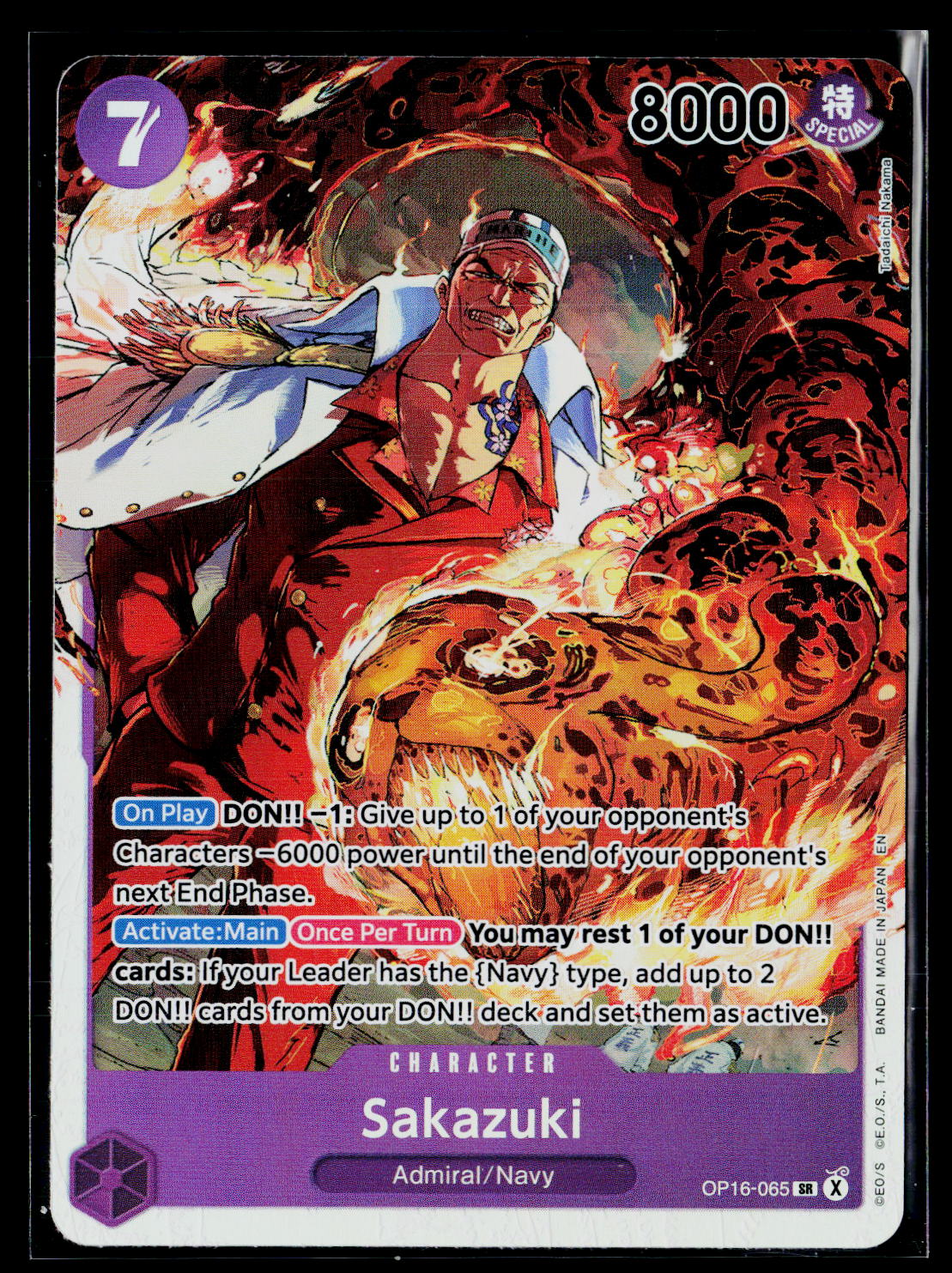 The Time of Battle #OP16-065 Sakazuki