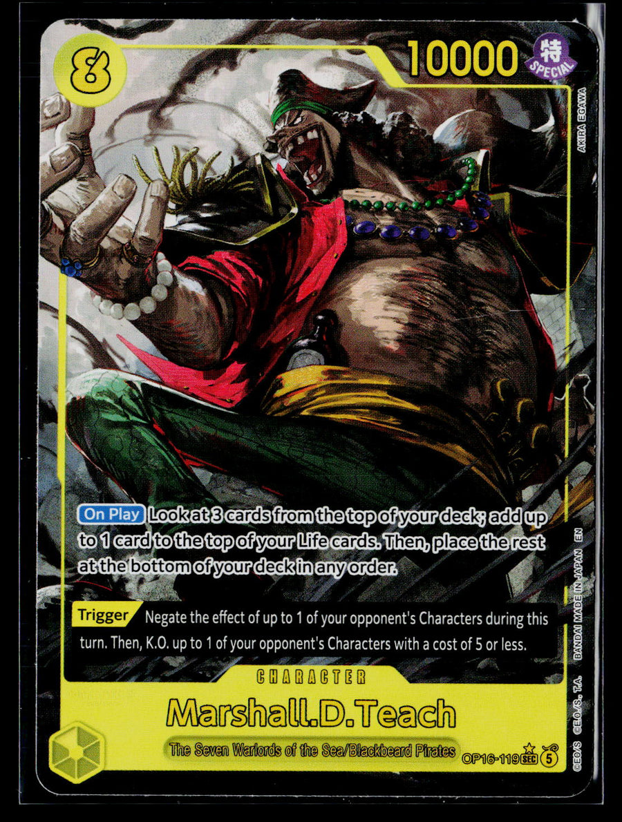 The Time of Battle #OP16-119 Marshall.D.Teach (119) (Alternate Art)