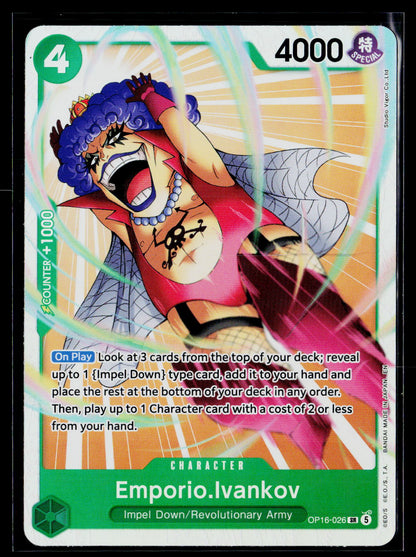 The Time of Battle #OP16-026 Emporio.Ivankov (026)