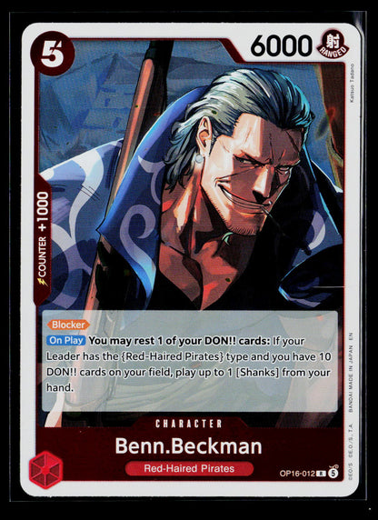 The Time of Battle #OP16-012 Benn.Beckman