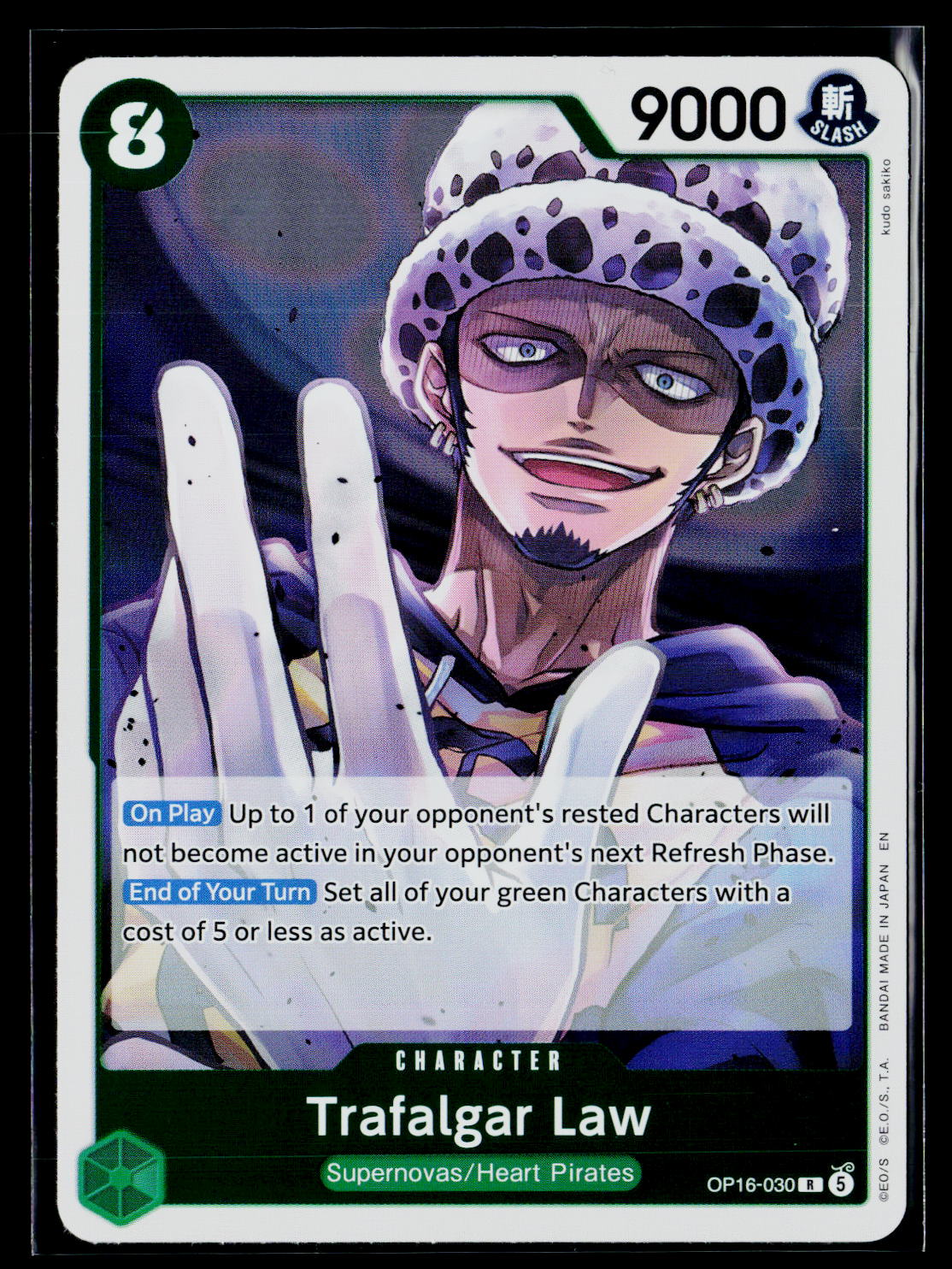 The Time of Battle #OP16-030 Trafalgar Law (030)