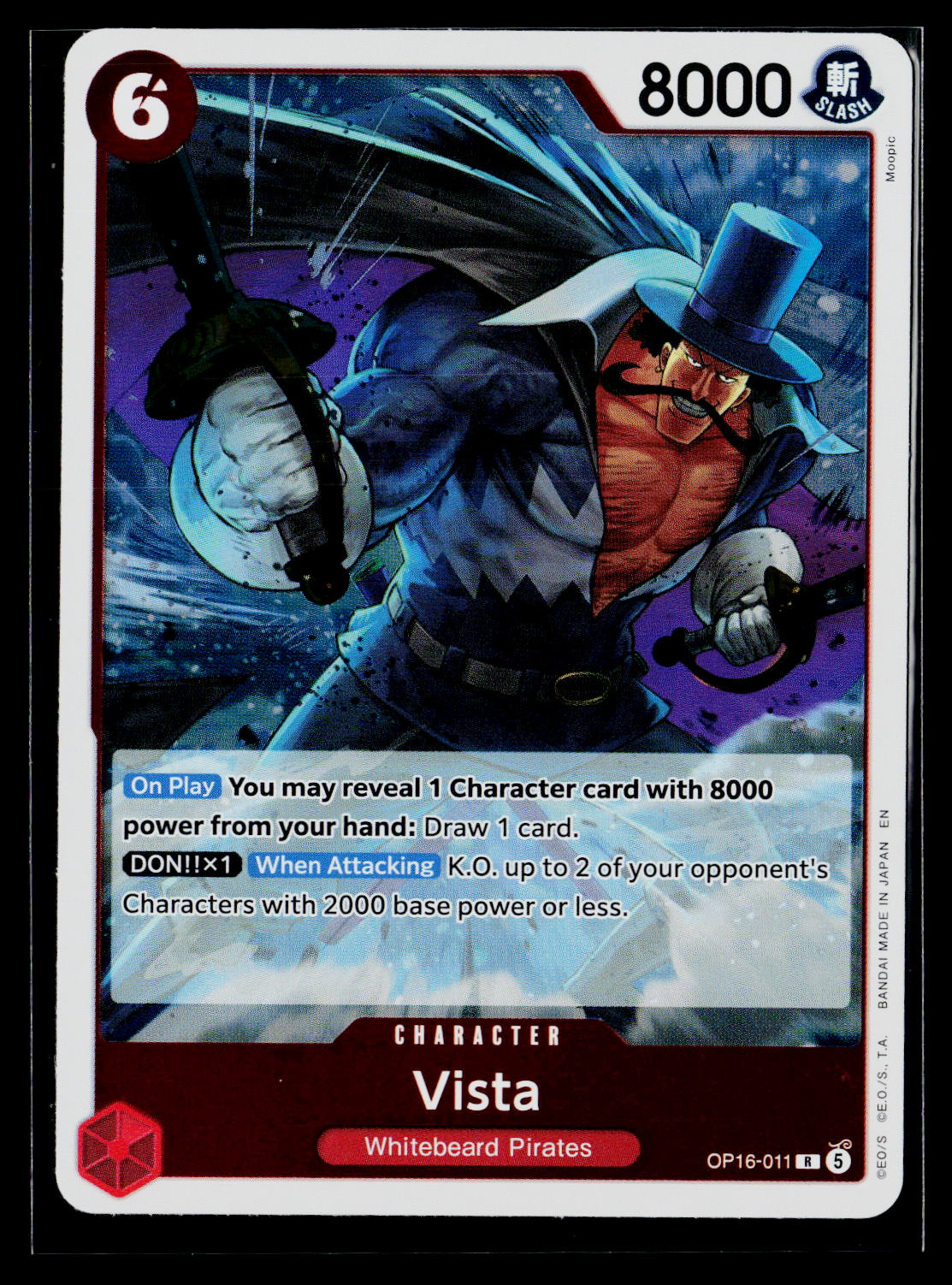 The Time of Battle #OP16-011 Vista