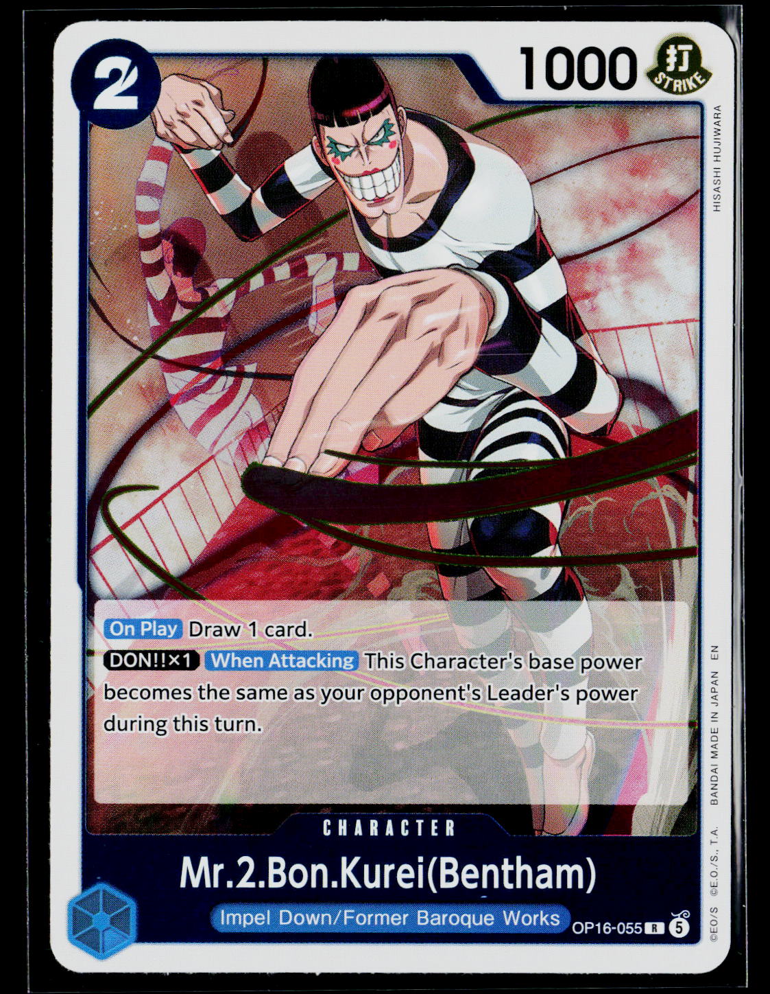 The Time of Battle #OP16-055 Mr.2.Bon.Kurei(Bentham) (055)