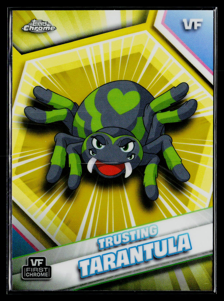 2026 Topps Chrome VeeFriends Trusting Trantula Yellow Refractor