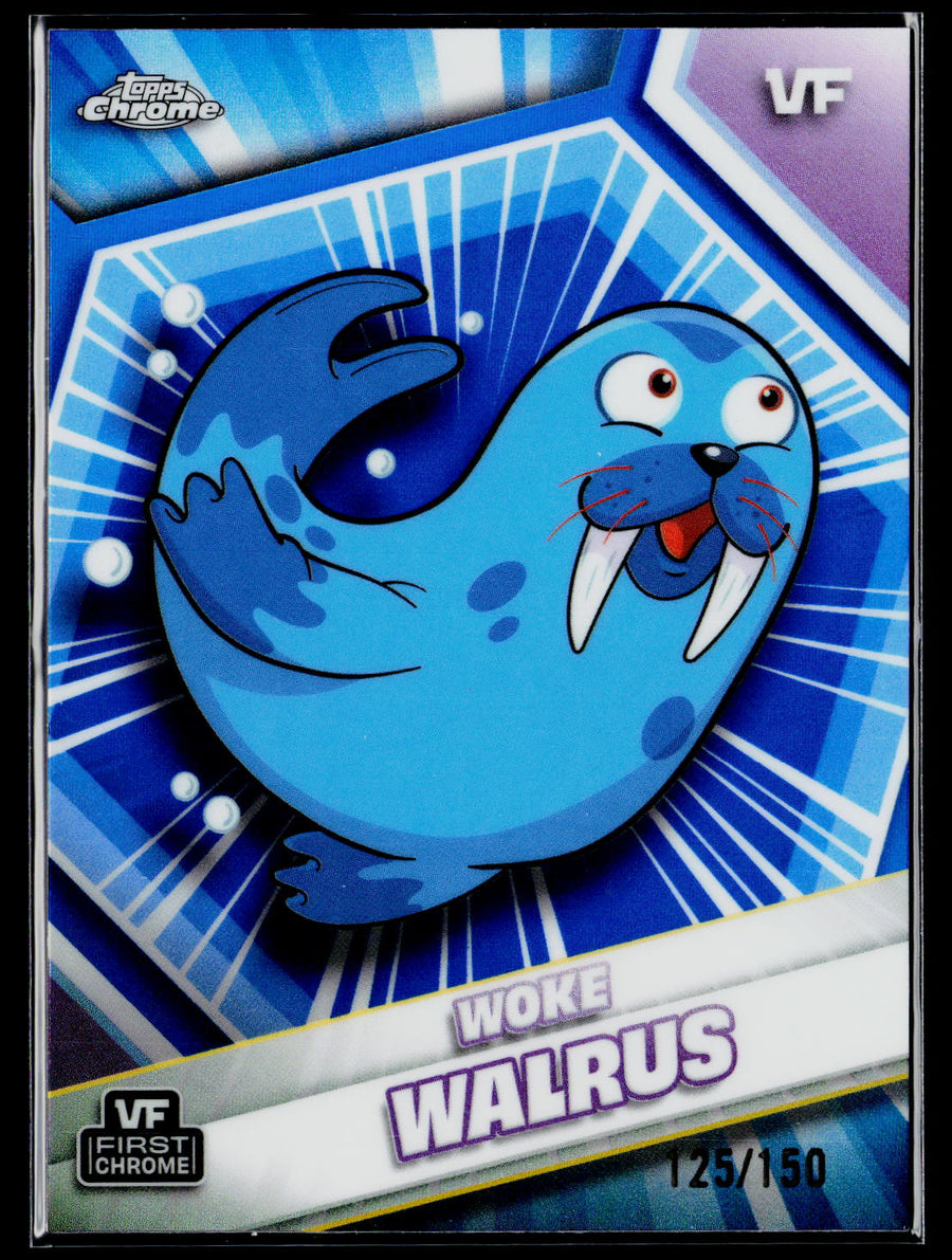 2026 Topps Chrome VeeFriends #194 Woke Walrus /150