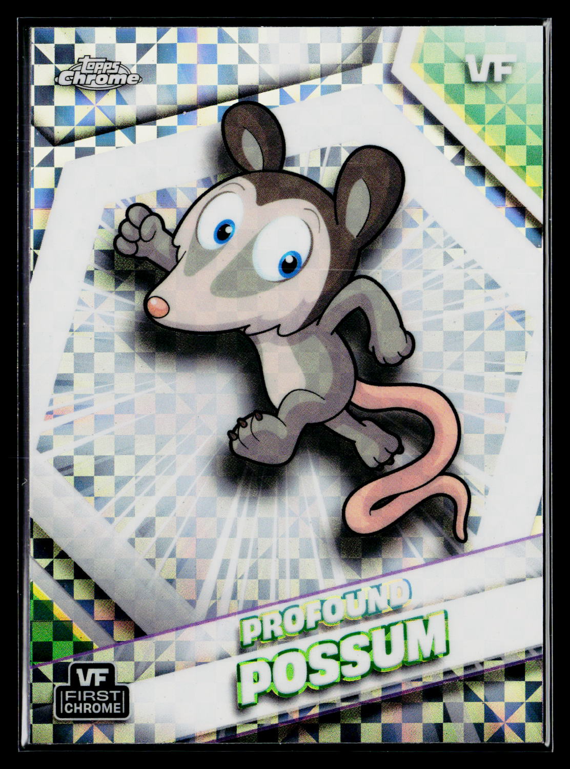2026 Topps Chrome VeeFriends Profound Possum xFractor
