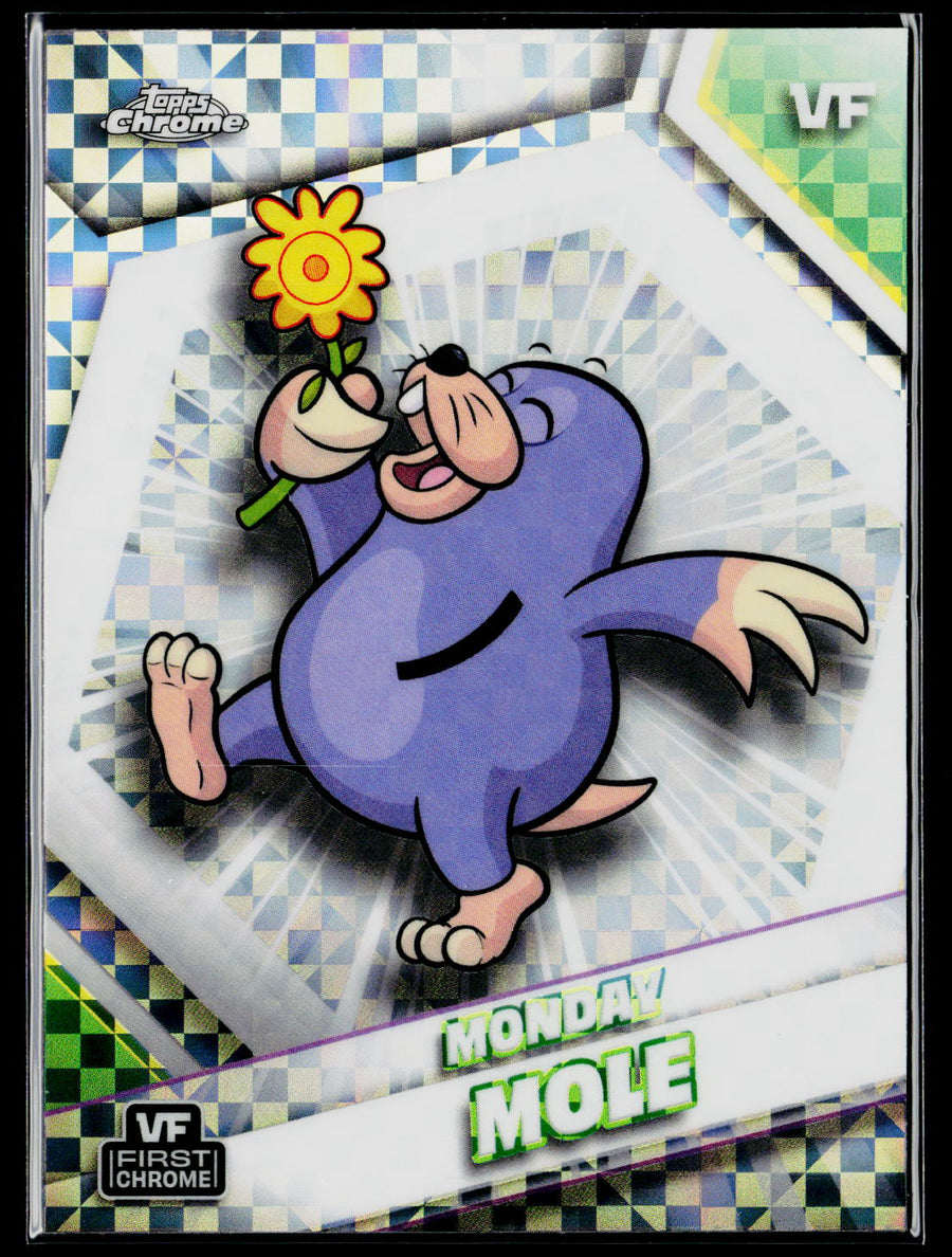 2026 Topps Chrome VeeFriends #124 Monday Mole XFractor