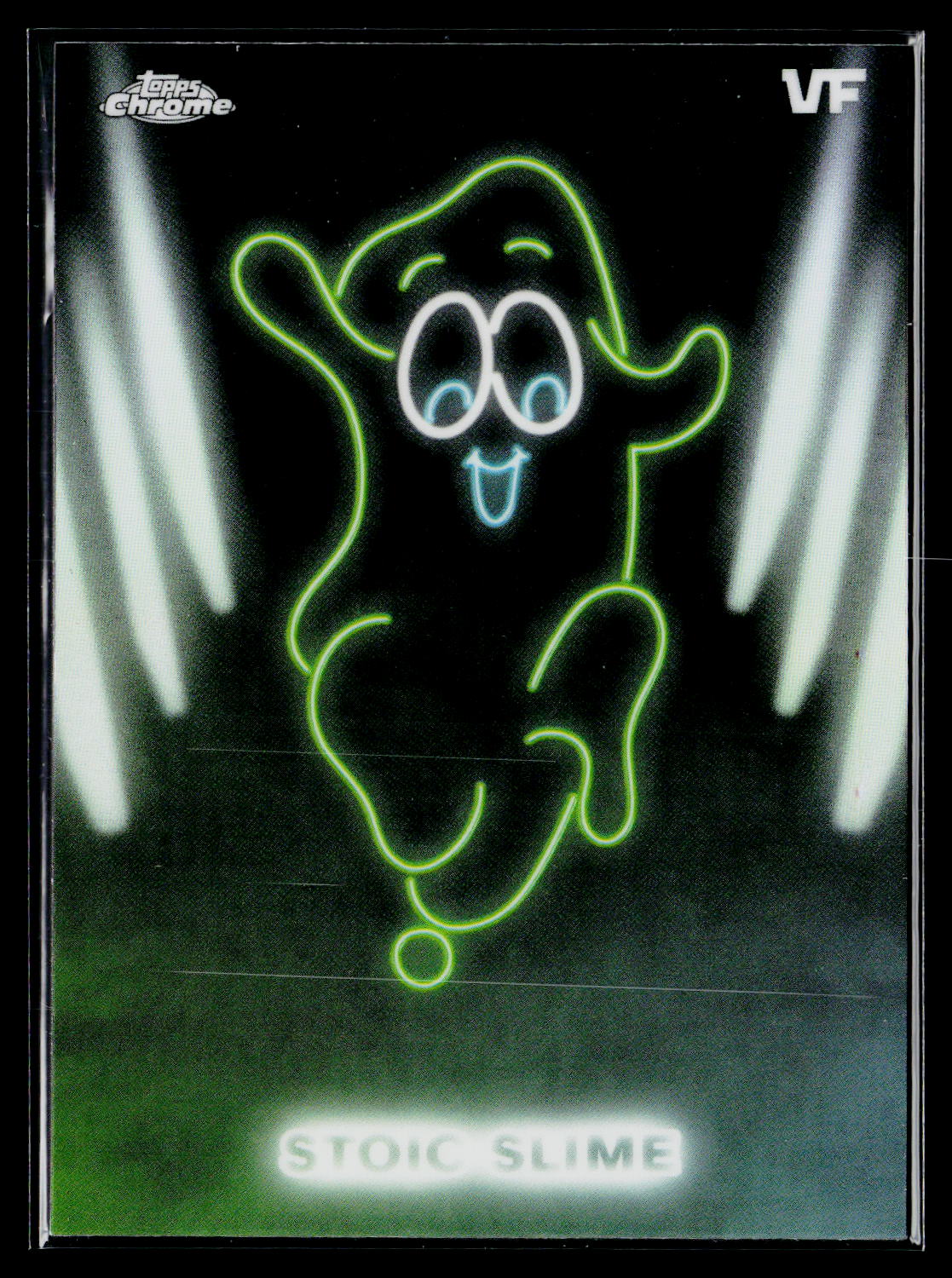 2026 Topps Chrome VeeFriends #NE-20 Stoic Slime Neon