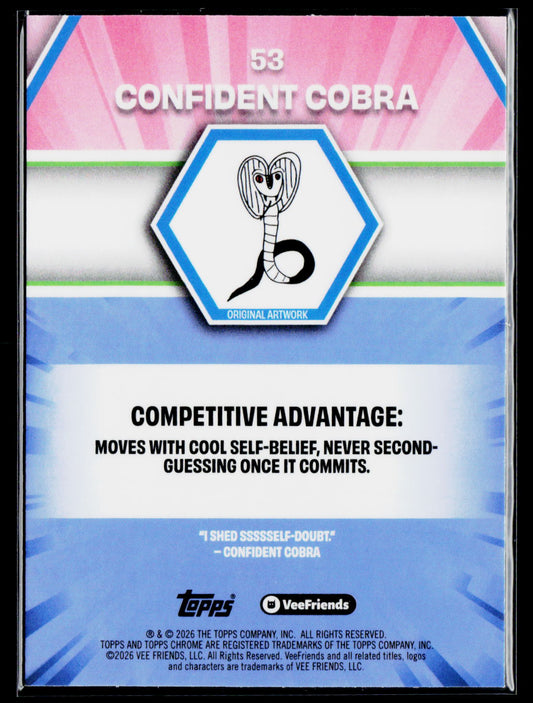 2026 Topps Chrome VeeFriends Confident Cobra