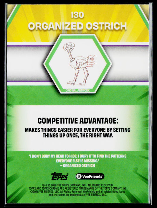2026 Topps Chrome VeeFriends Organize Ostrich