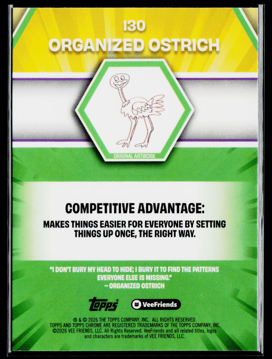 2026 Topps Chrome VeeFriends Organize Ostrich