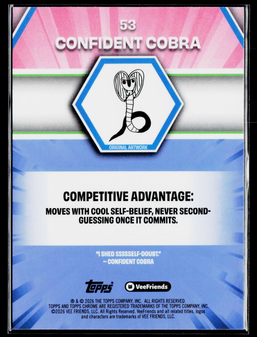 2026 Topps Chrome VeeFriends Confident CObra