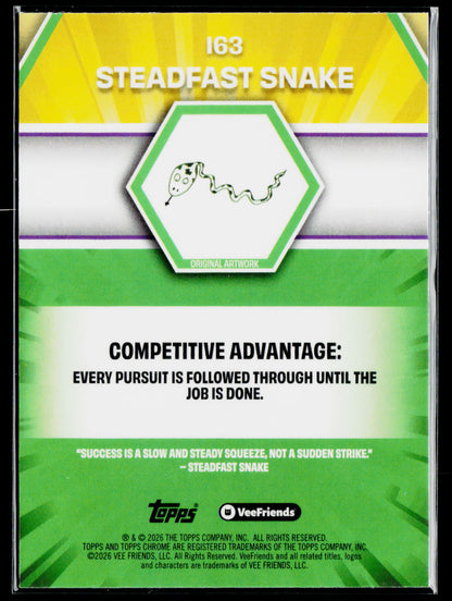 2026 Topps Chrome VeeFriends Steadfast Snake