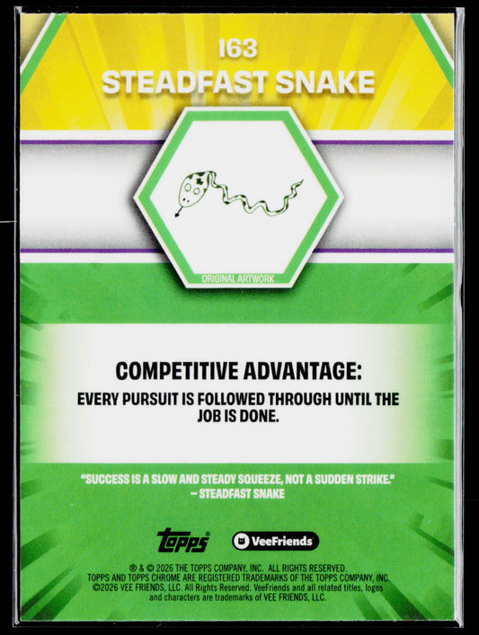 2026 Topps Chrome VeeFriends Steadfast Snake