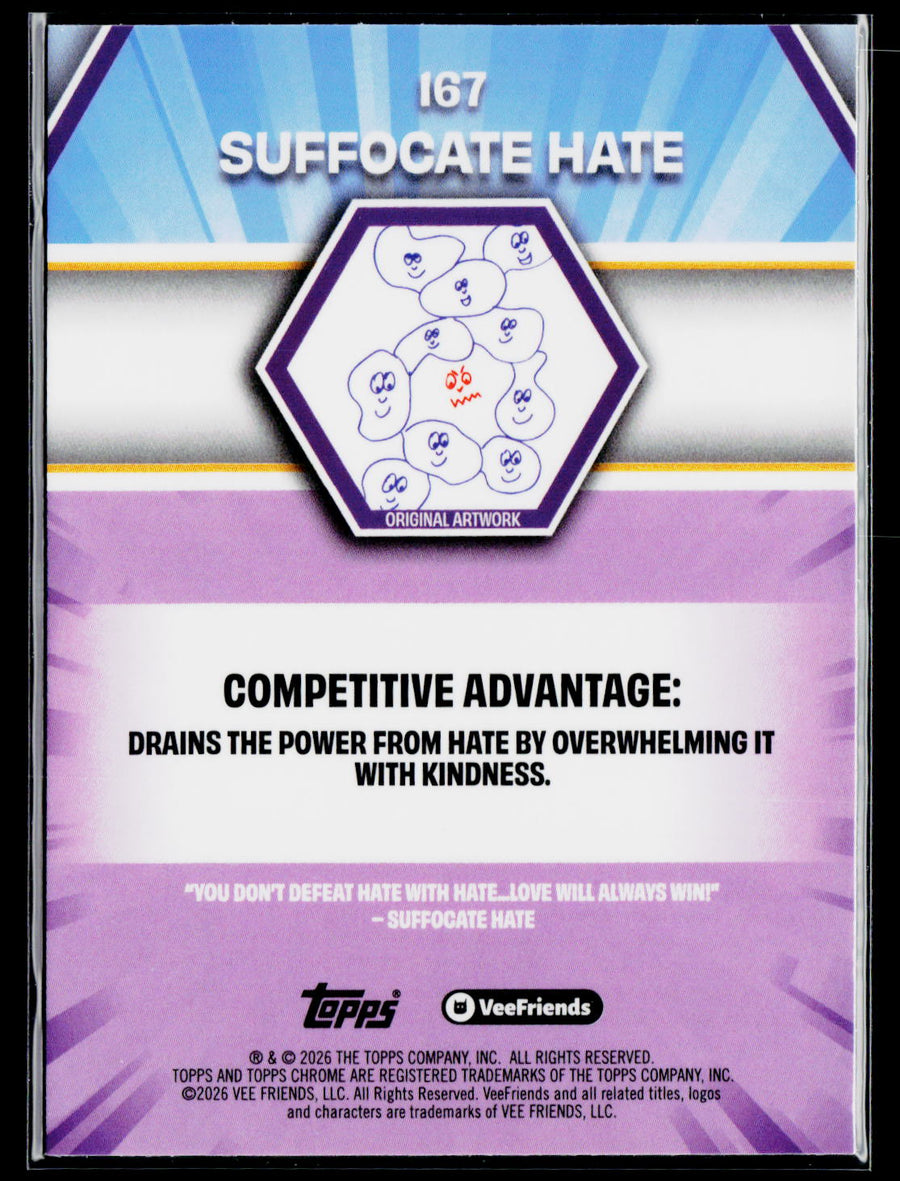 2026 Topps Chrome VeeFriends Suffocate Hate