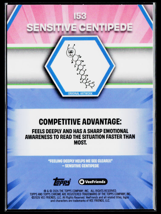 2026 Topps Chrome VeeFriends Sensitive Centipede