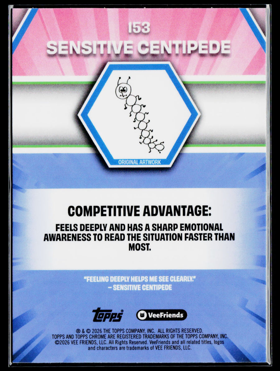 2026 Topps Chrome VeeFriends Sensitive Centipede