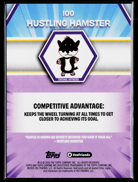 2026 Topps Chrome VeeFriends Hustling Hamster
