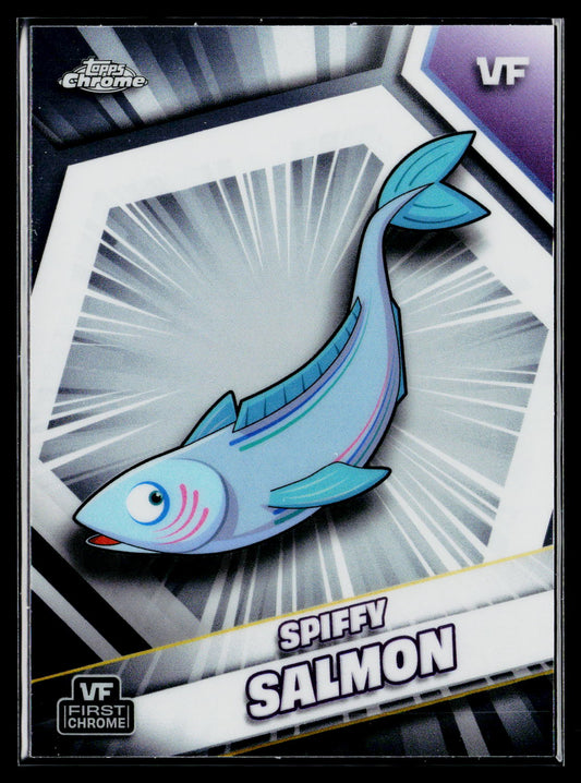 2026 Topps Chrome VeeFriends Spiffy Salmon