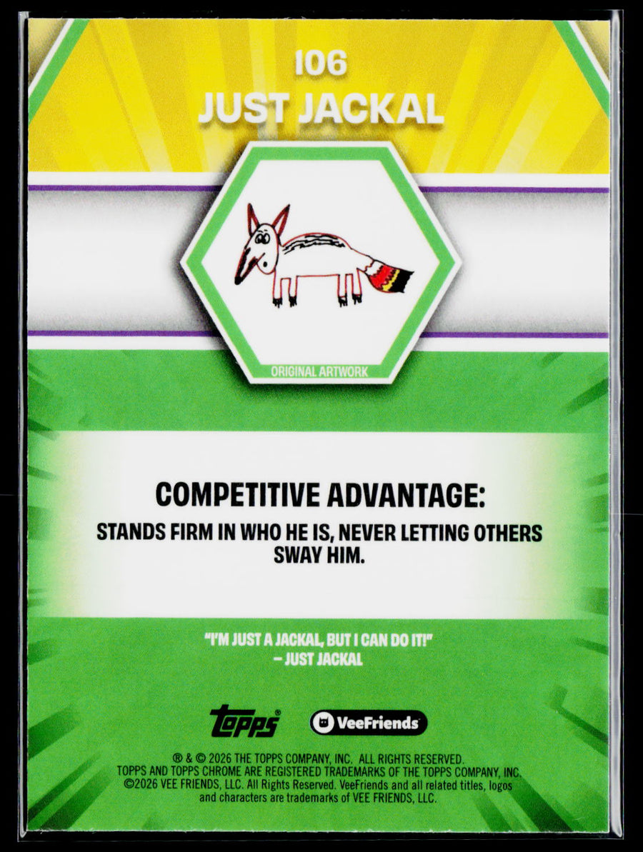 2026 Topps Chrome VeeFriends Just Jackal