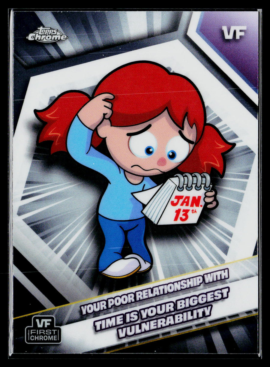 Topps VeeFriends poor relationship with time is your biggest vulnerability