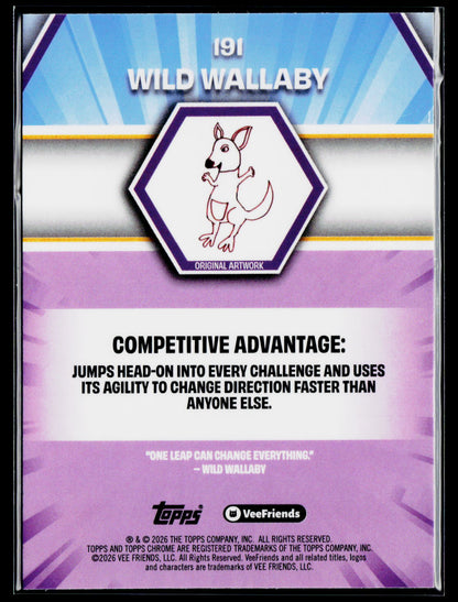 2026 Topps Chrome VeeFriends Wild Wallaby