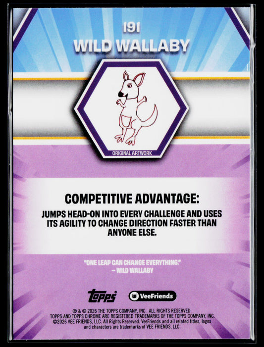2026 Topps Chrome VeeFriends Wild Wallaby