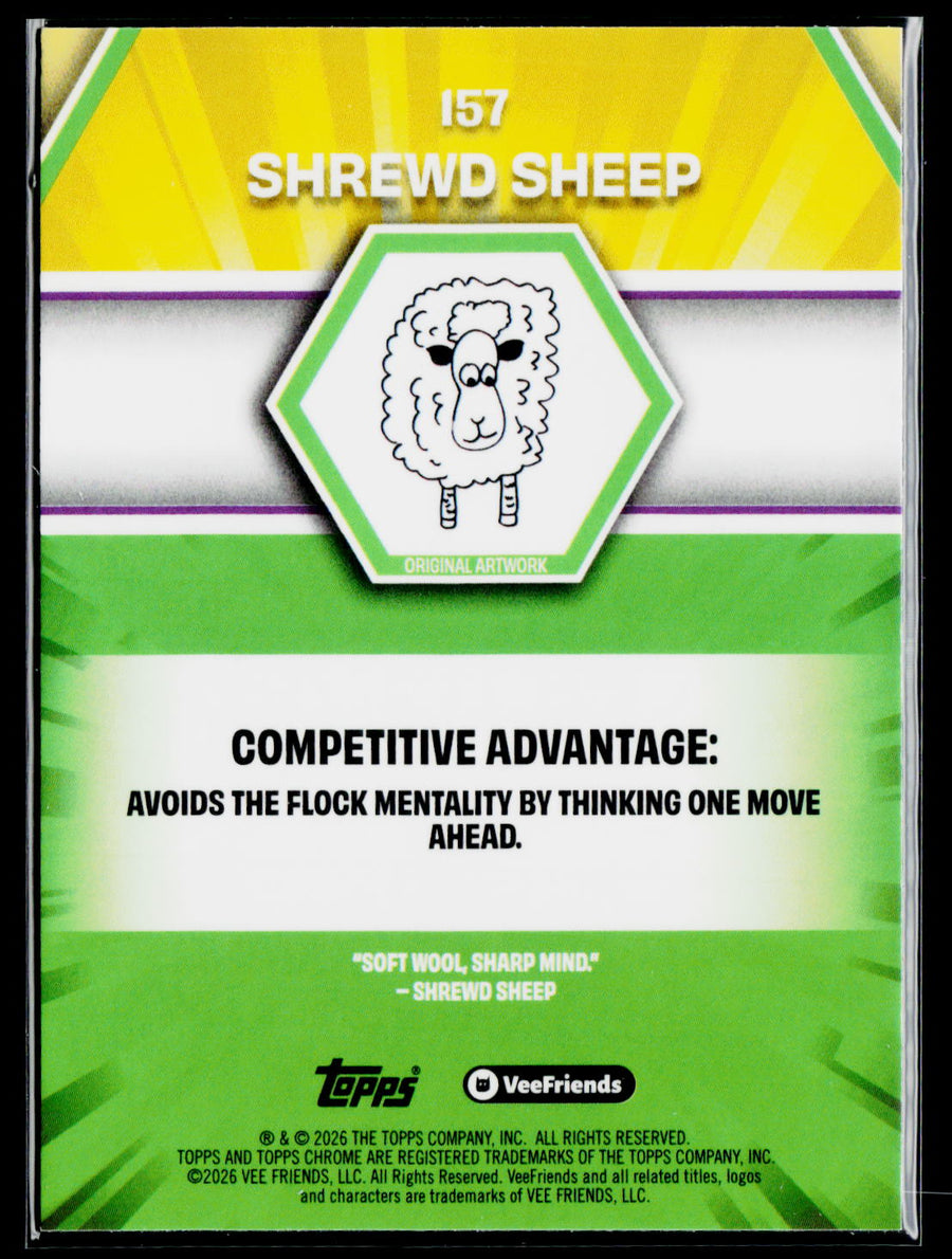2026 Topps Chrome VeeFriends Shrewd Sheep
