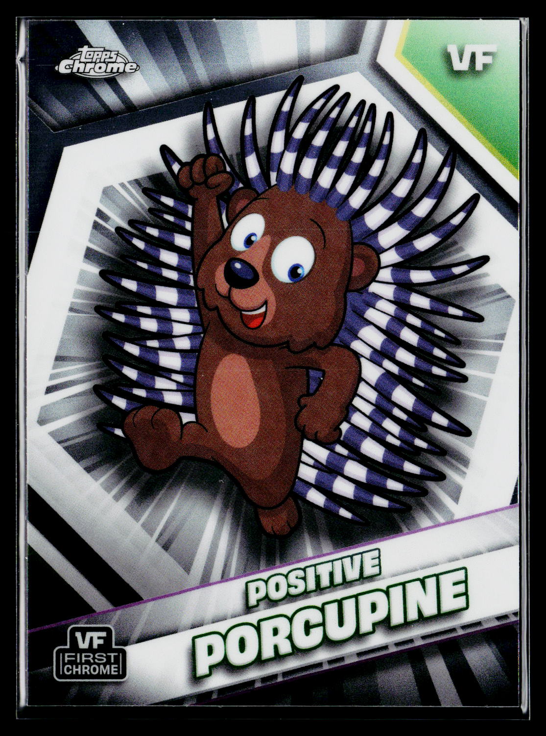 2026 Topps Chrome VeeFriends Positive Porcupine