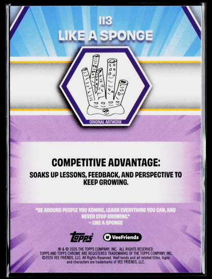 2026 Topps Chrome VeeFriends Like A Sponge
