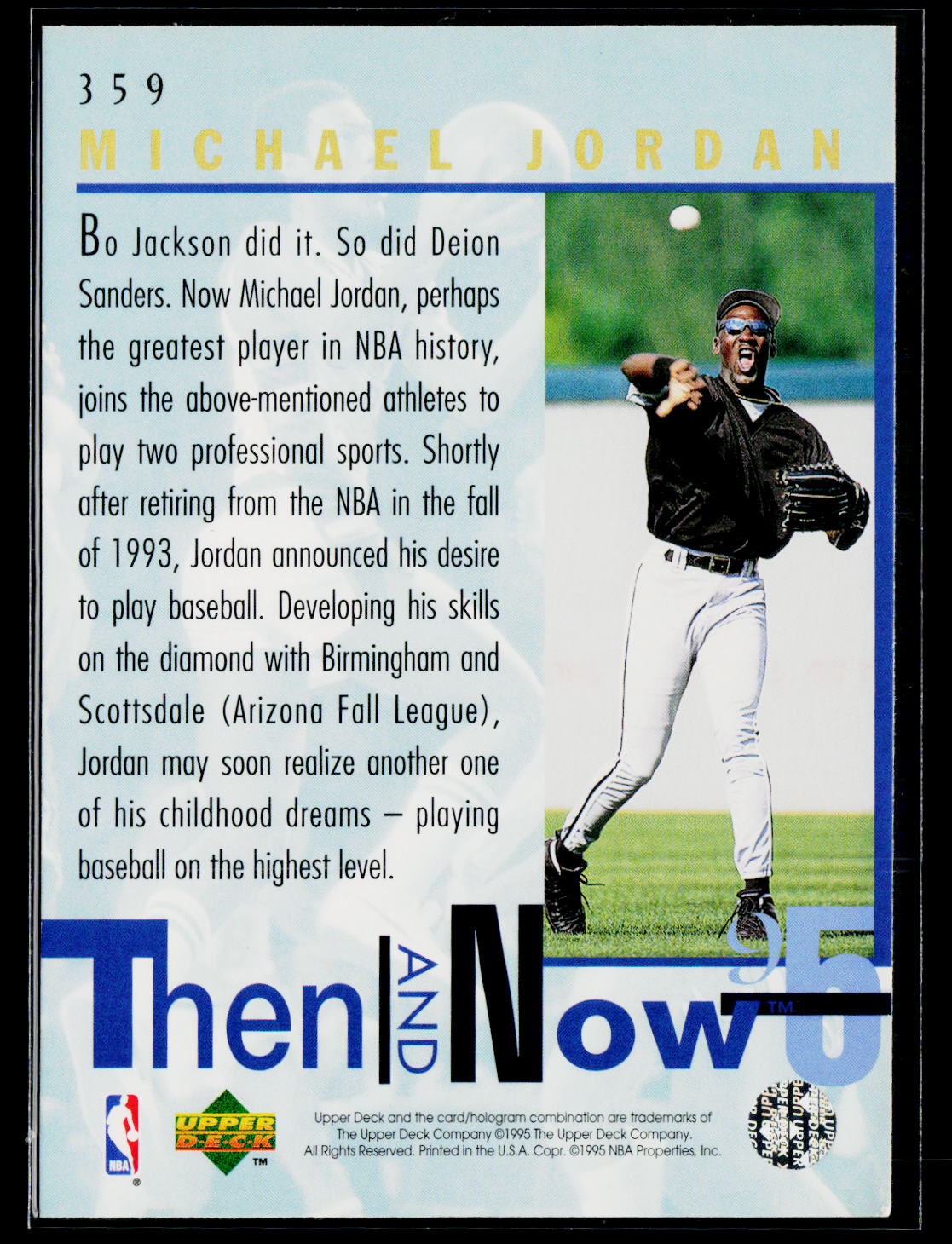 1994-95 Upper Deck #359 Michael Jordan