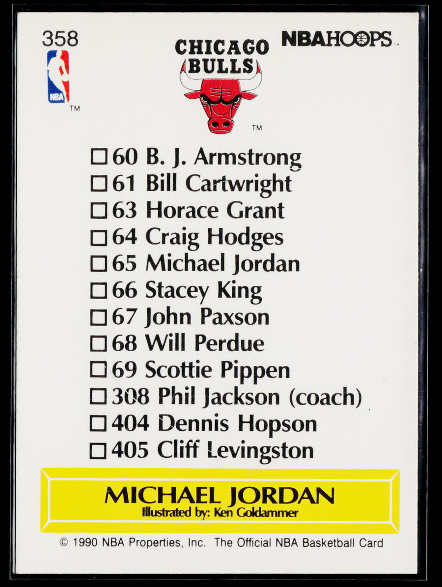 1990-91 Hoops #358 Michael Jordan