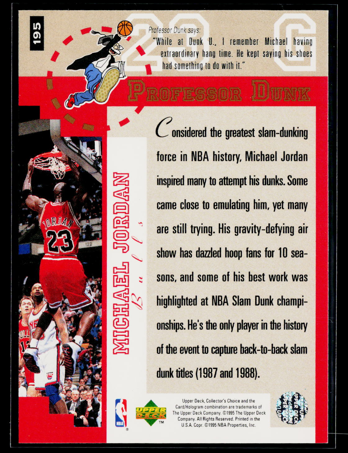 1995-96 Collector's Choice Spanish I #195 Michael Jordan
