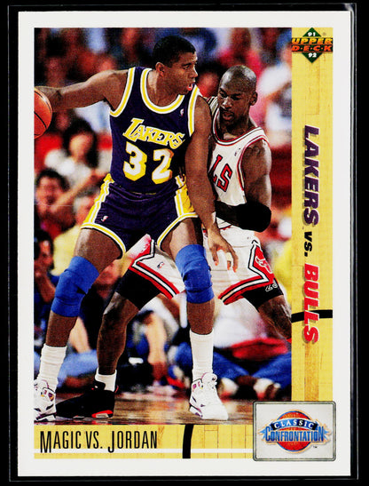 1991-92 Upper Deck #34 Magic vs. Jordan