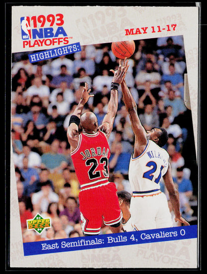 1993-94 Upper Deck #187 East Semifinals: Bulls 4, Cavaliers 0